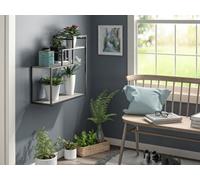 Novogratz Dorel Home Weston 3 Shelf Plant Stand Black Wood Look