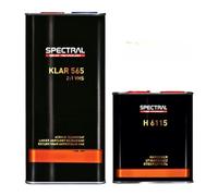 Novol Spectral KLAR 565 Clearcoat Lacquer + H6115 Stand. Hardener 7.5L Kit Autobody Refinish Automotive Car Paint Repair