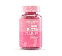 Novomins Biotin 10,000µg Peach Flavoured 60 Gummies