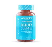 Hair Skin and Nails Vitamins - 60 Gummies with Vitamin A, C, E & Zinc - Biotin Hair Growth Vitamins for Hair Care - Biotin Gummies for Hair Growth - Vegan & Gluten-Free - Novomins