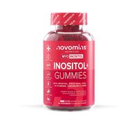 Inositol Gummies - PCOS Supplement with Myo-Inositol, Folic Acid, Zinc, Vitamin B12, B6, Chromium - Hormone Balance for Women - Alternative to Inositol Tablets - 60 PCOS Gummies - Novomins