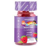 Kids Night-Time Gummies - 30 Gummies - Magnesium, L-Theanine, Vitamin B Complex - Vegan & Gluten-Free - Suitable for Ages 3+ - Novomins