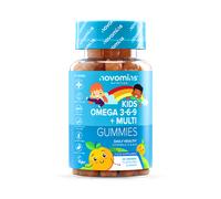 Novomins Kids Omega 3-6-9 + Multi Orange Flavoured 30 Gummies