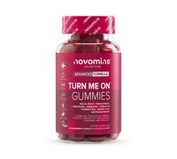 Novomins Libido Turn Me On Raspberry & Peach Flavoured 60 Gummies