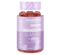 Magnesium Gummies - High Strength 1636 mg of Citrate Offering 180mg of Elemental Mg - Magnesium Supplements - Alternative to Tablets, Spray & Oil - Vegan - 60 Gummies - Novomins