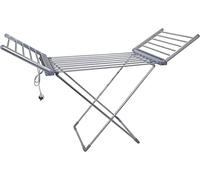 Novostyl ELECTRIC HEATED CLOTHES AIRER DRYER INDOOR HORSE RACK LAUNDRY FOLDING WASHING DRY WINGED