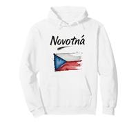 Novotna Czech Flag Czechs Name Pullover Hoodie