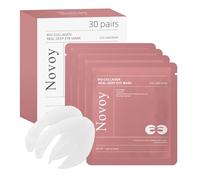 Novoy 30 Pairs Bio-Collagen Real Deep Eye Patches - 6-in-1 Retinol Overnight Eye Patches for Dark Circles, Puffiness & Wrinkles | 2% Caffeine+Hyaluronic+Niacinamide, Korean Popular Eye Mask - ROSE