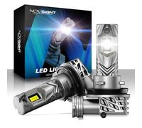 NOVSIGHT H11 LED Headlight Bulb - 1:1 Mini Size 6500K Cool White Light H11 Headlight Bulbs,70W 24000LM H8/H9/H11 LED Bulb Car Conversion Kit, Plug an