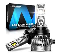 NOVSIGHT H11 LED Headlight Bulbs, 40,000LM, 130W, 6500K Brighter, 2 Pack