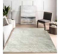 Desire Rugs Novu Modern Abstract Living Room Area Rug Metallic Sheen- Valley Beige 160Cm X 230Cm, Brown