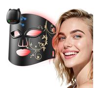 Novurial Red Light Therapy for Face, 850nm Infrared LED Face Mask Light Therapy with 280 LEDs, Cordless Red Light Therapy Device with 5 & 10 Min Timer, FDA Cleared Light Therapy Mask