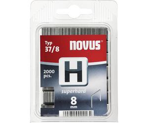 Novus 042-0370 Feindrahtklammern H Typ 37/8 superhart Clamp H 37 8 mm Pack of 20
