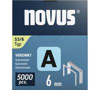 Novus Tools 042-0763 Fine Wire Staple A Staple Type 53, Grey, 10 mm