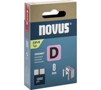 Novus 042-0795 Flat Crown Type 11 Staples 1200 pieces 6x10.6mm for...