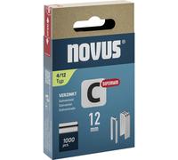 Novus 042-0804 Narrow Crown Staples, 1000 pieces, 26mm x 6.1mm