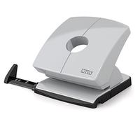 Novus 0615 Hole Punch Paper Guide with Instructions, Full Metal Kunstoffummanteltem Upper Part, 30 Sheets, Grey