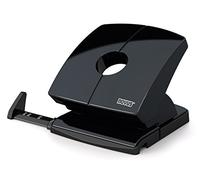 Novus B 230 Hole Punch (Hole Punch Capacity 30 Sheets Paper, Fixed Locking Stop Rail, Full Metal Device with Plastic-Coated Top) Black