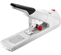 Novus B 50 Heavy Duty Stapler (Capacity of 140 Sheets, with Variable Insertion Depth up to 75 mm) Light Grey, 3" Depth