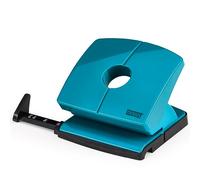 NOVUS B220 Colour ID 2.0 Hole Punch (20 Sheets Hole Capacity, Firmly Locking Stop Rail, Functional Parts Made of Metal) Bright Petrol
