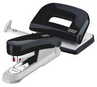 Novus Black Stapler and Hole Punch set with 1000 staples included - Combo Pack