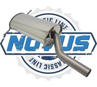 Novus Classic Line Stainless Steel Muffler For Golf 1 Cabriolet