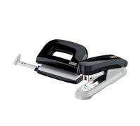 Novus E 15/E 210 Black Twinset Stapler and Hole Punch with 1,000 Staples