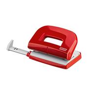 Novus E 210 10 Sheet Capacity Hole Punch - Red/ Grey