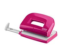 Novus E 210 Fresh Hole Punch (10 Sheets Hole Capacity, with Stop Rail, for Household and Home Office) Glossy Pink
