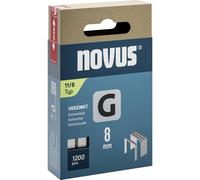Novus Flat Crown Type 11 Clips 8x10.6mm for Hammer Tacker 1200 pieces