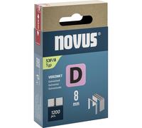 Novus Flat Wire Clips 1200 pieces 8x11.3mm for Tackers 042-0789