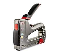 Novus J-29 hand tacker, professional staple gun with metal housing, subloading mechanism, distance stop, impact force regulation