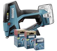 Novus J-550 Battery-Powered Stapler, 6-14mm Staples, 18V-Compatible 031-0373