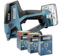 Novus J-551 Battery Stapler, 6-14mm Staples, 18V Li-Ion Battery