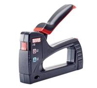 Novus Nailer / Stapler J15 - for Staples from 4 to 10 mm - Change of Staples with Sliding Mechanism - Handle Lock - Display of Remaining Staple Quantity