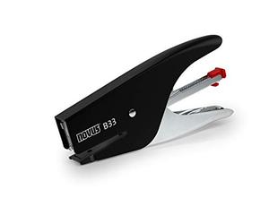 Novus Stapler B 33 (15 Sheets Stapling Capacity, Staple Type 8/4, Metal) Black/Grey