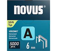 Novus Staples 042-0761 Galvanised Wire Silver Grey Pack of 5000