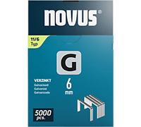 Novus Staples 042-0765 Galvanised Wire Silver Grey Pack of 5000