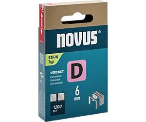 Novus Staples 042-0788 Galvanised Wire Silver Grey Pack of 1200