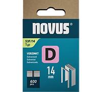 Novus Staples 042-0792 Galvanised Wire Silver Grey Pack of 600