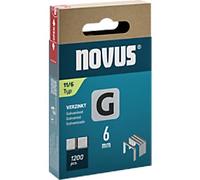 Novus Staples 042-0795 Galvanised Wire Silver Grey Pack of 1200
