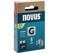 Novus Staples 042-0796 Galvanised Wire Silver Grey Pack of 1200