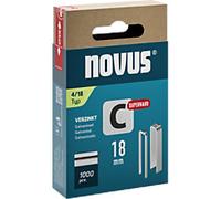 Novus Staples 042-0802 Galvanised Wire Silver Grey Pack of 1000
