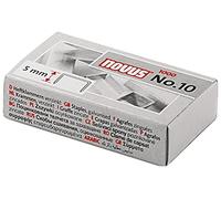 Novus Staples No.10 1000 Per Pack for B 10 FC, 10 FC Professional, 10 Professional, 100EL, 10EL 1000er Päckchen | No. 10 super Silver