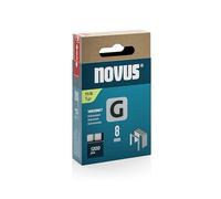 Novus Tools 042-0796 Flat Wire Staple G Staple Type 11, Grey, 8 mm