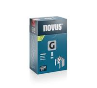 NOVUS TOOLS 8mm Flat Wire Staples for Hammer Staples, 5000 Type 11/8 Staples, Bulk Pack, Staples for Foil and Cardboard