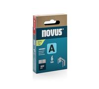 NOVUS TOOLS Fine Wire Staples 6 mm 800 Staples Type 53/6 Sliding Box Fabric Staples