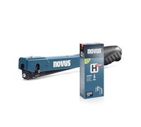 Novus Tools J-022 5000 Pieces Lightweight Heavy Duty Solid Metal Stapler Staples with Soft Handle and Quick Charge System for Type 37 Fine Wire Staplers 4-6mm