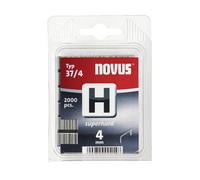 Novus - Typ 37/4 H-4 mm Staples (Pack of 2000) /Stationery