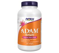 NOW Adam Men's Multivitamin with Saw Palmetto, Lycopene & CoQ10, 90-180 Softgels